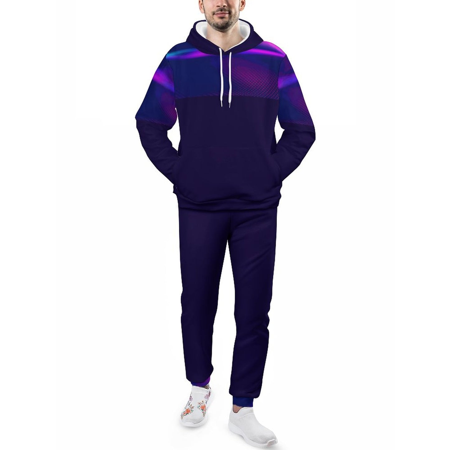 MULTICOLOR  Hoodie & Joggers Set -SMALL-5XL
