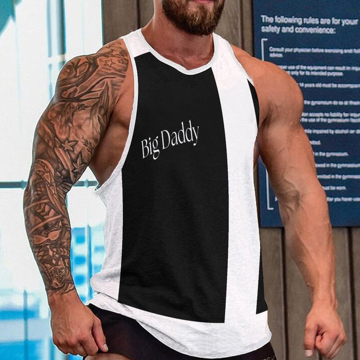 Men's Next Level Tank Top BKREV1 (All-Over Printing)