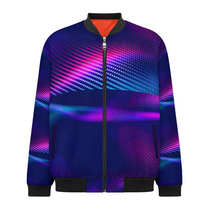 MULTICOLOR Zipper Bomber Jacket