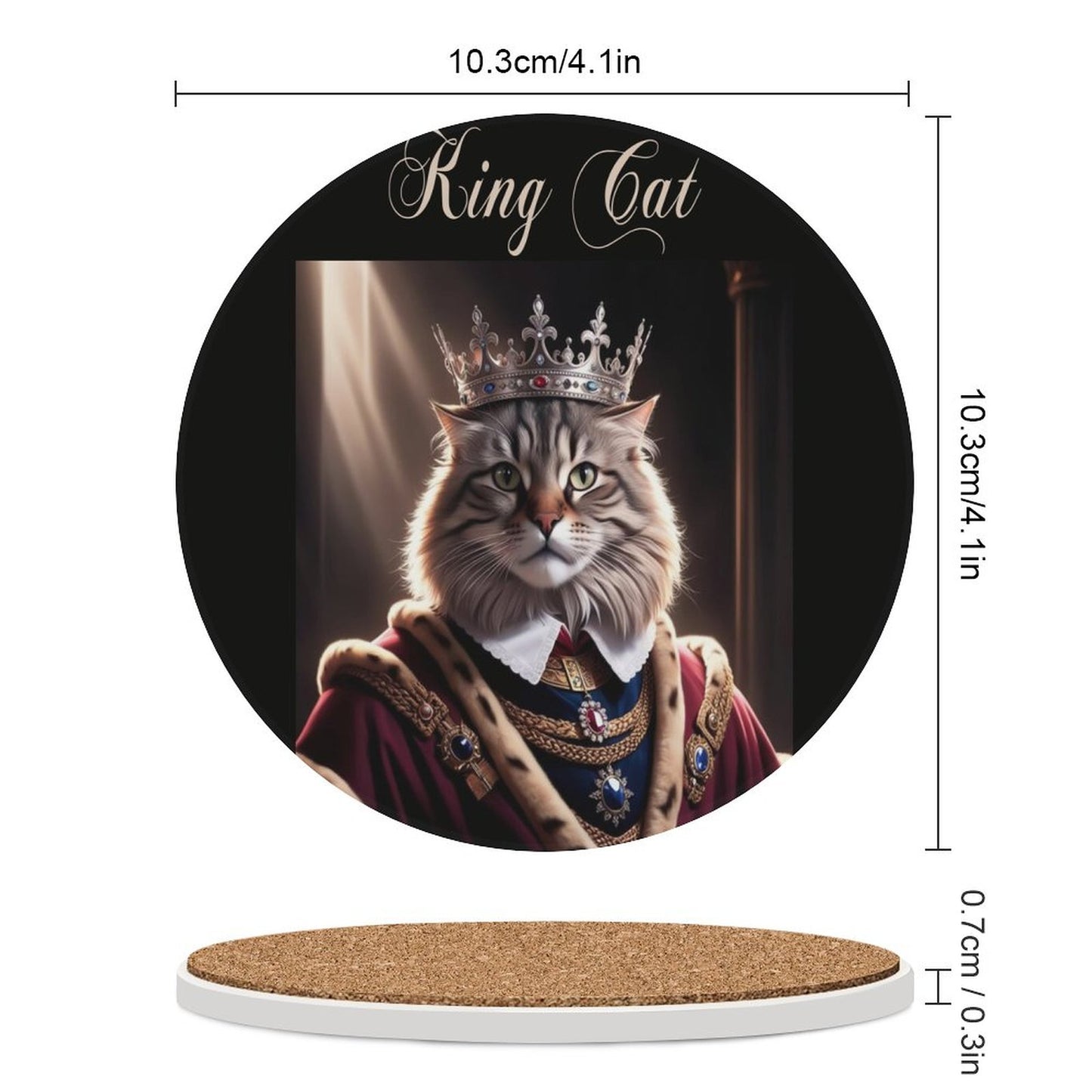 Round Ceramic Coaster
