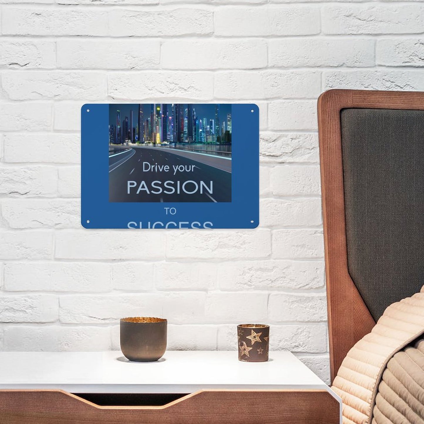Horizontal Personalized Metal Wall Art Tin Sign-5.5"x7.9"/14x20cm