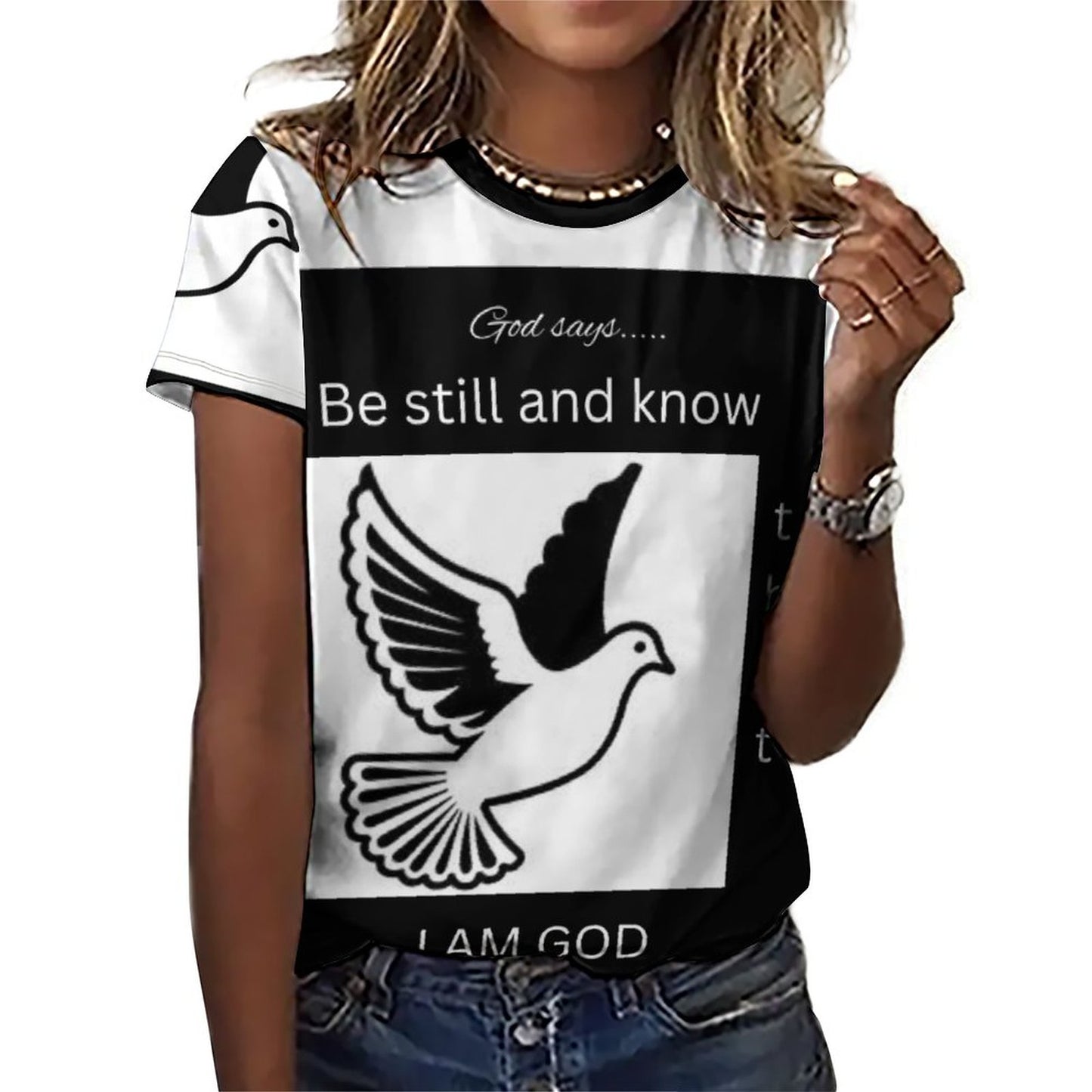 180gsm Custom Women Top T-Shirts(All-Over Printing)