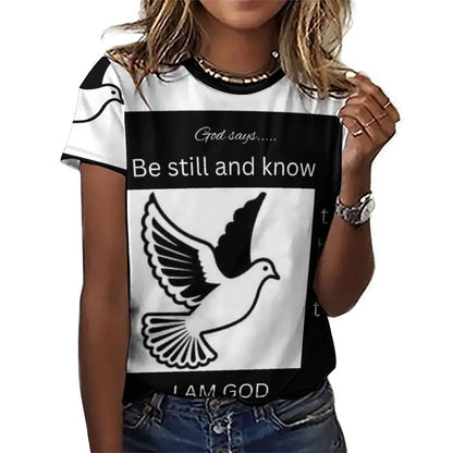 180gsm Custom Women Top T-Shirts(All-Over Printing)