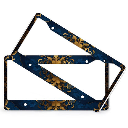 License Plate Frames with 4 Round Holes (1 Pair)