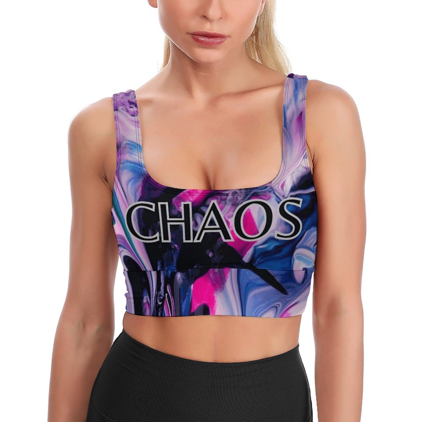 CHAOS Sports Bra-SMALL-2XL