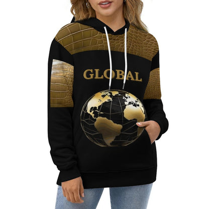 230gsm Lady Hoodie with Double-layer Cap (All-Over Printing)