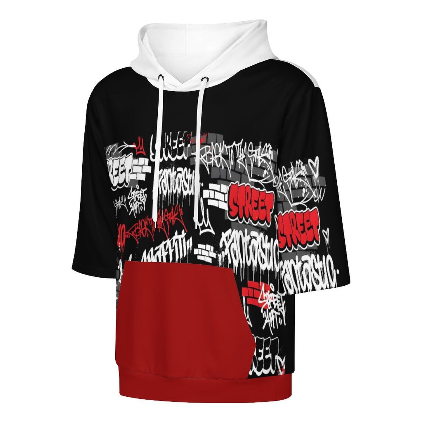 280gsm Half Sleeve Hoodie LM033 (All-Over Printing)