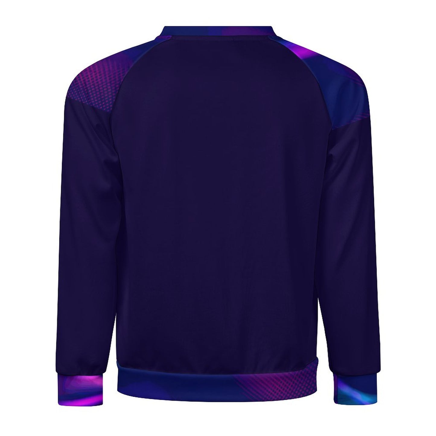 MULTICOLOR Men's Crewneck Raglan Sweatshirt-SMALL-5XL