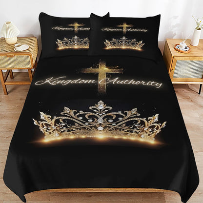 3-Piece Bedding Set-102"x90"/ 259x229cm (Dual-sided Printing)