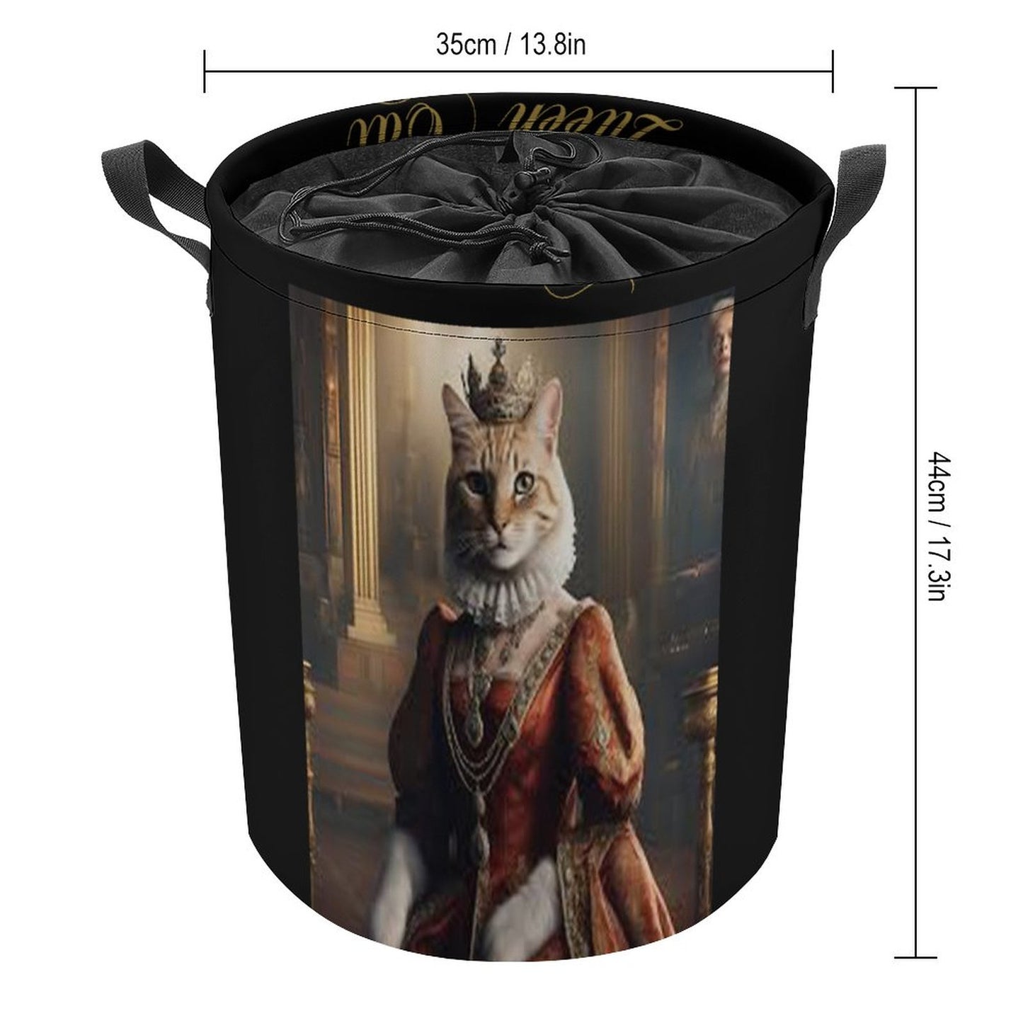 Drawstring collapsible Laundry Basket