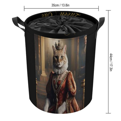 Drawstring collapsible Laundry Basket
