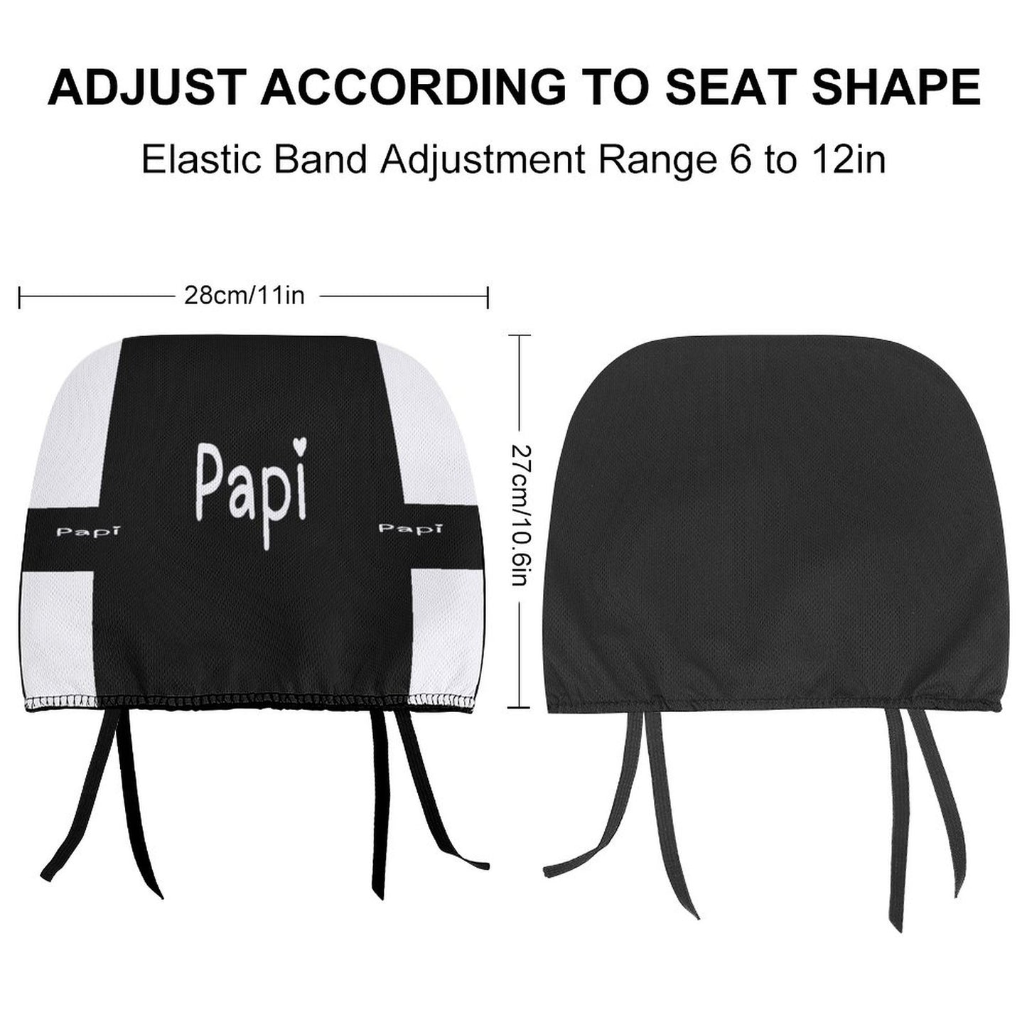 Custom Car Headrest Covers