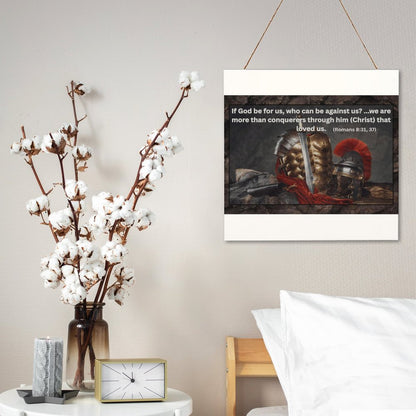 Square Wood Wall Decor Hanging Sign-12"x12"/30x30cm