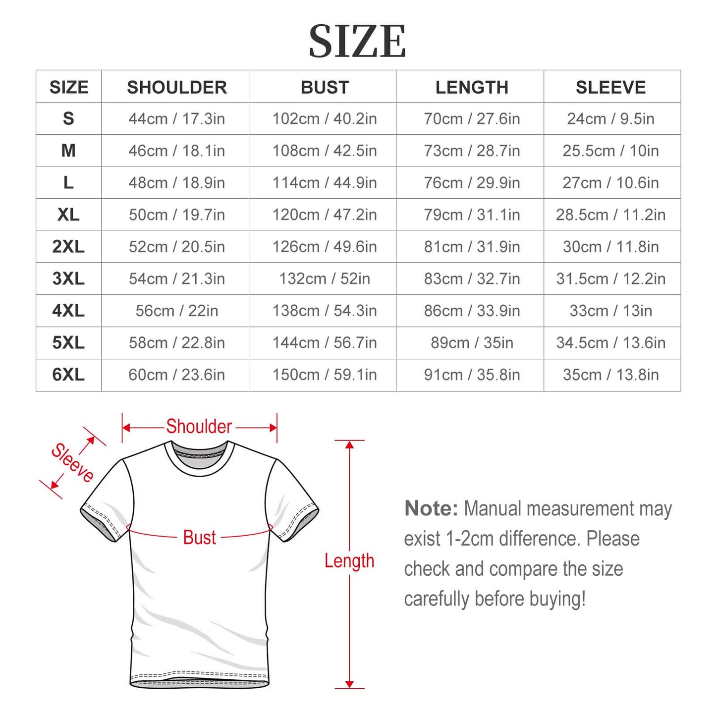 180gsm Men's Casual T-Shirt(All-Over Printing)