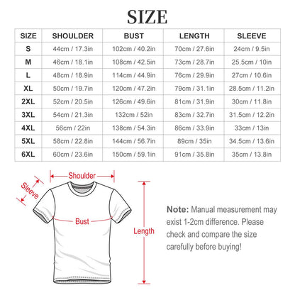 180gsm Men's Casual T-Shirt(All-Over Printing)