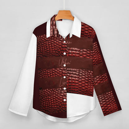 Women's Irregular Shirt B648 (All-Over Printing)