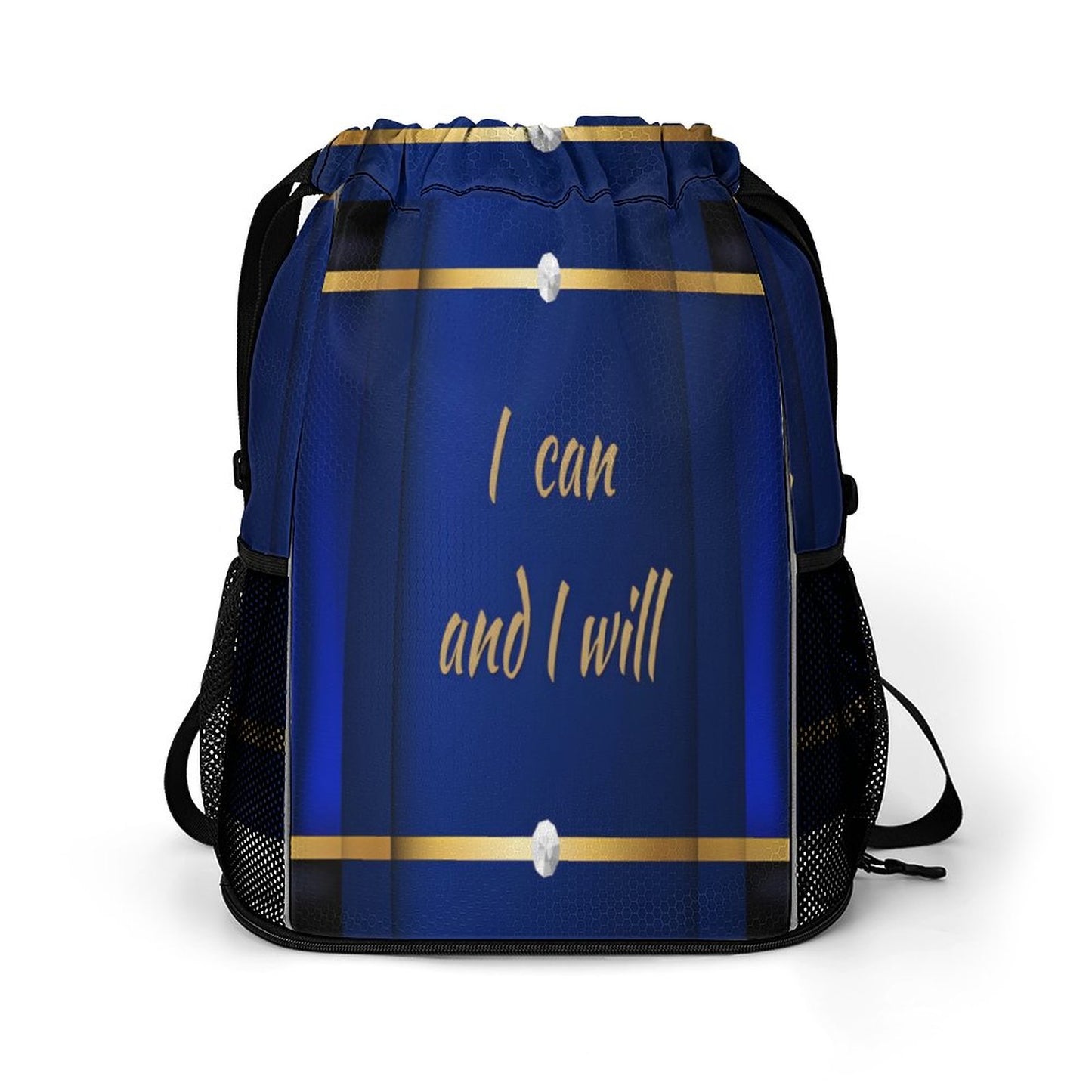Waffle Cloth Sprots Drawstring Bag (Multi-Sites)