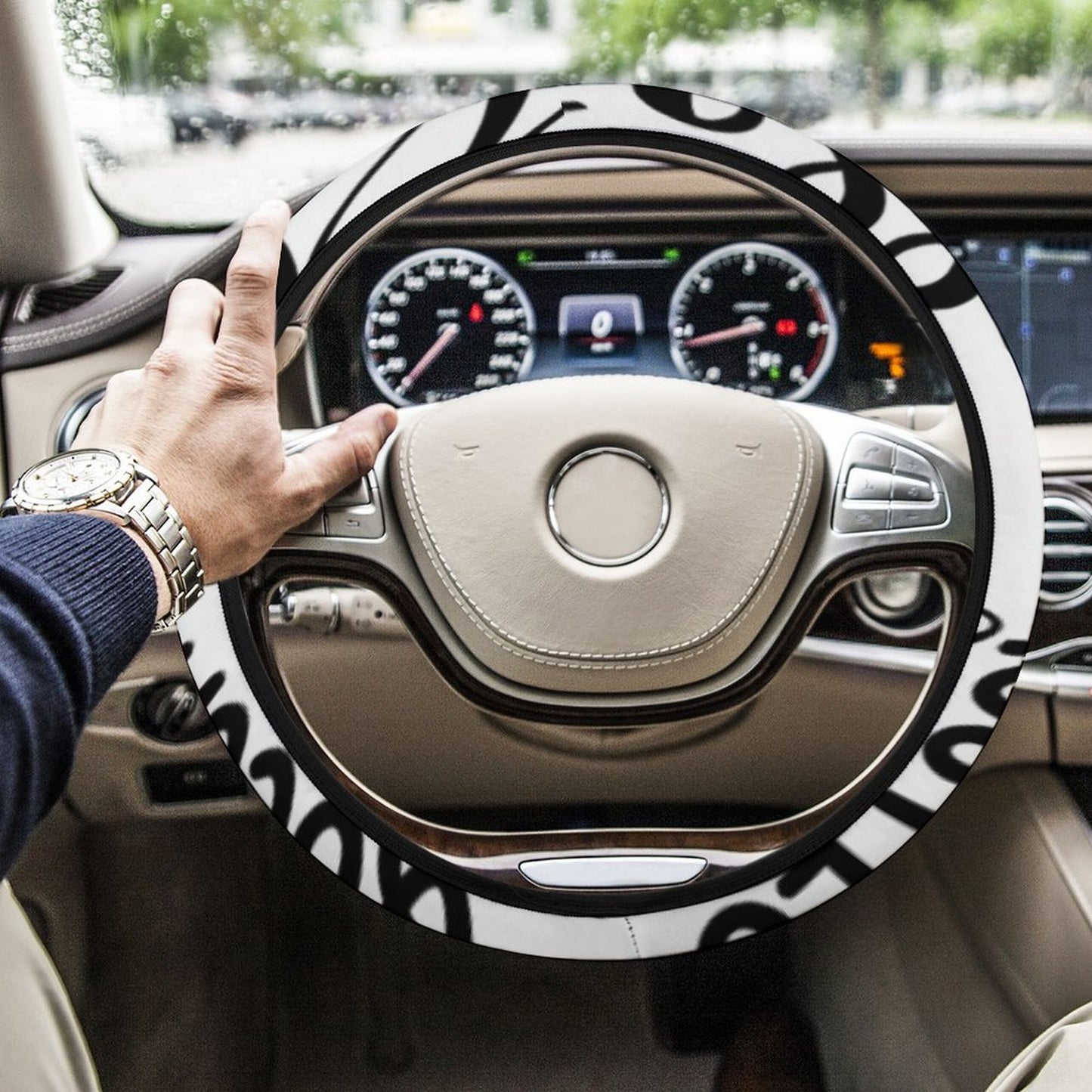 Car Steering Wheel Cover