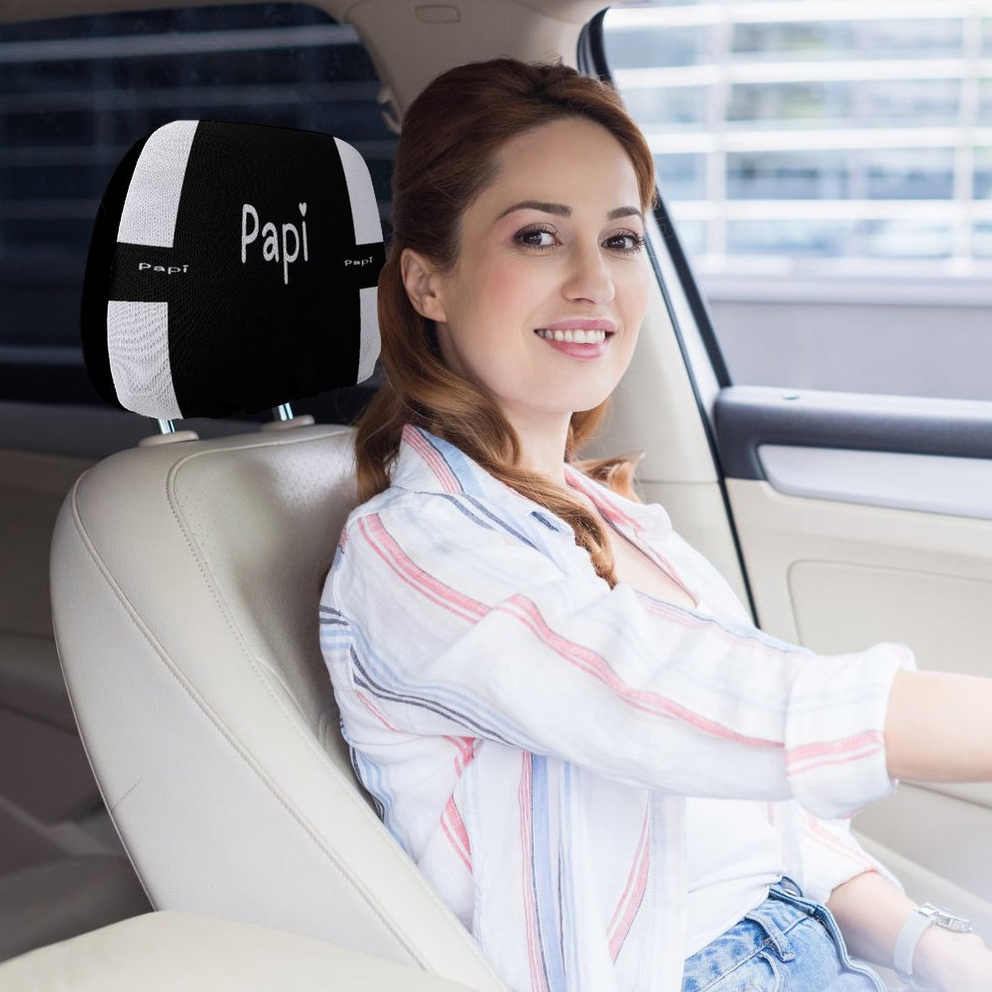 Custom Car Headrest Covers