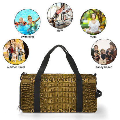 STREET CULTURE Alligator GYM/TRAVEL Bag-large capacity