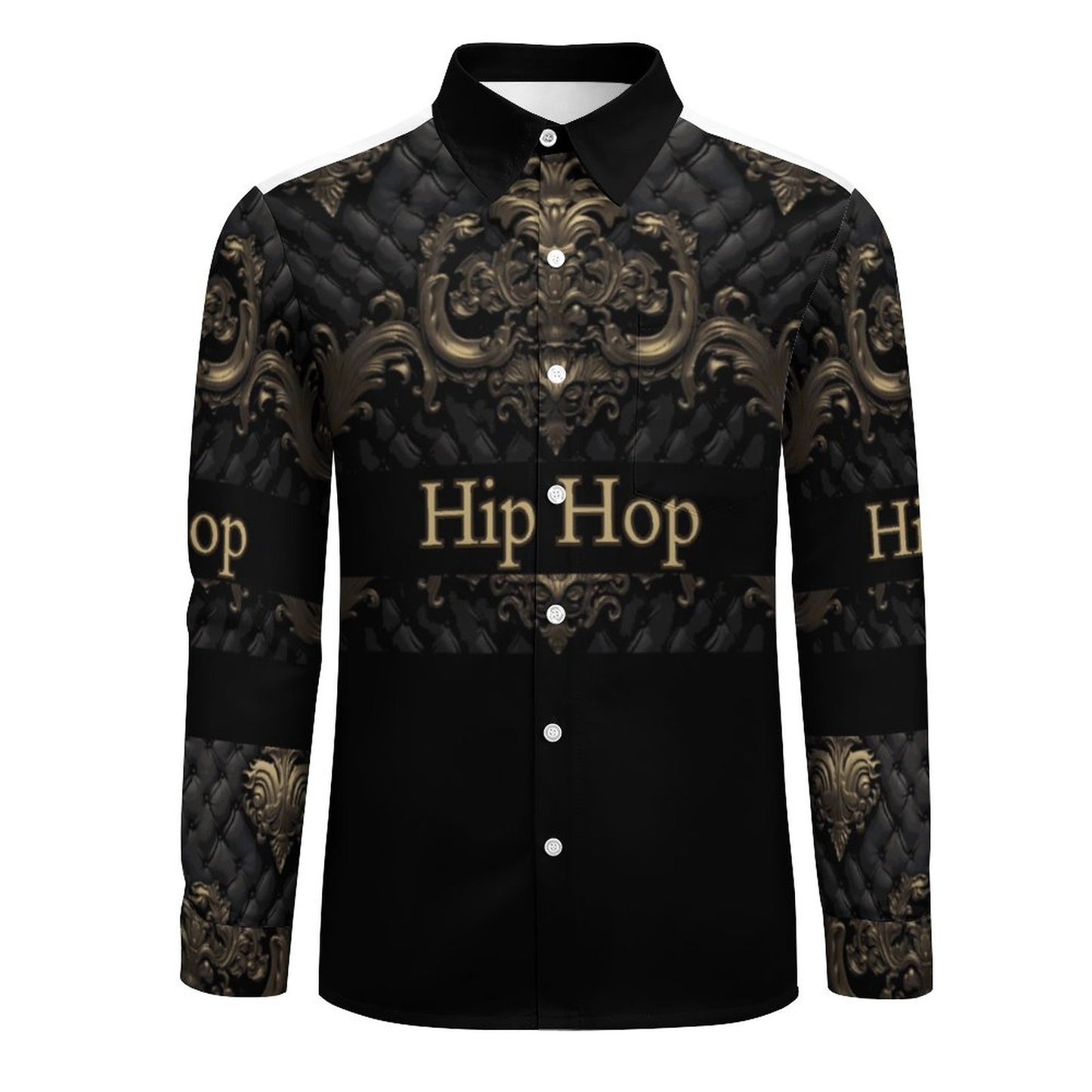 Men's Long Sleeve Shirt with Pocket LS (All-Over Printing)