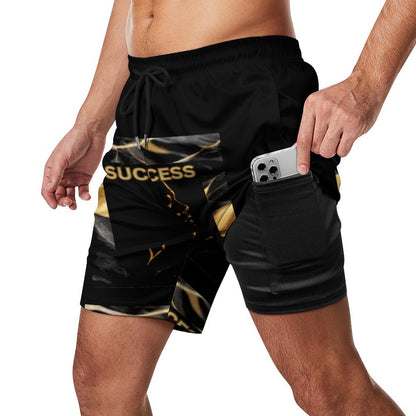 Men's Beach Shorts with 4 Pockets