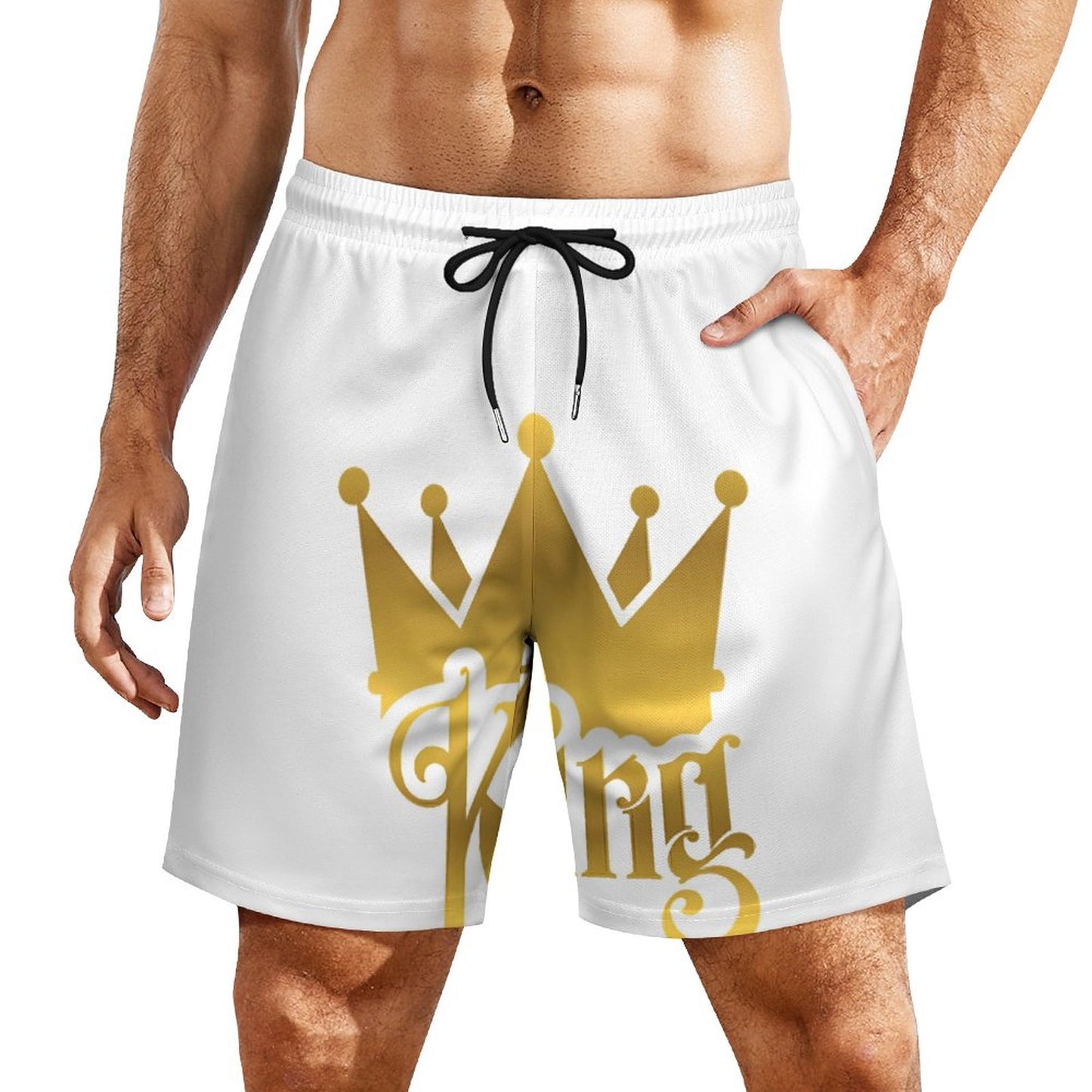 Men's Beach Shorts with 4 Pockets