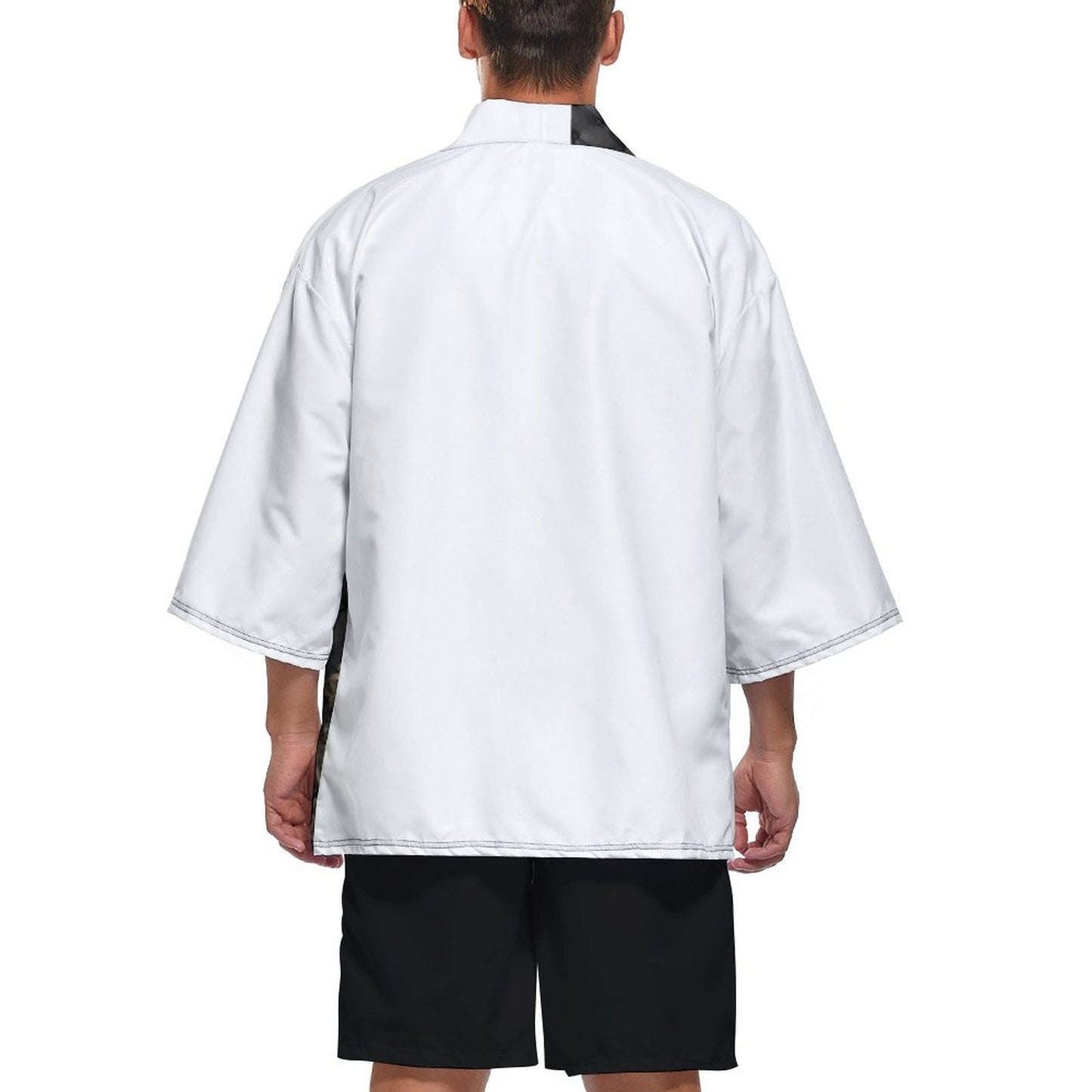 Drop Shoulder Male Kimono Cardigan ZS904 (All-Over Printing)