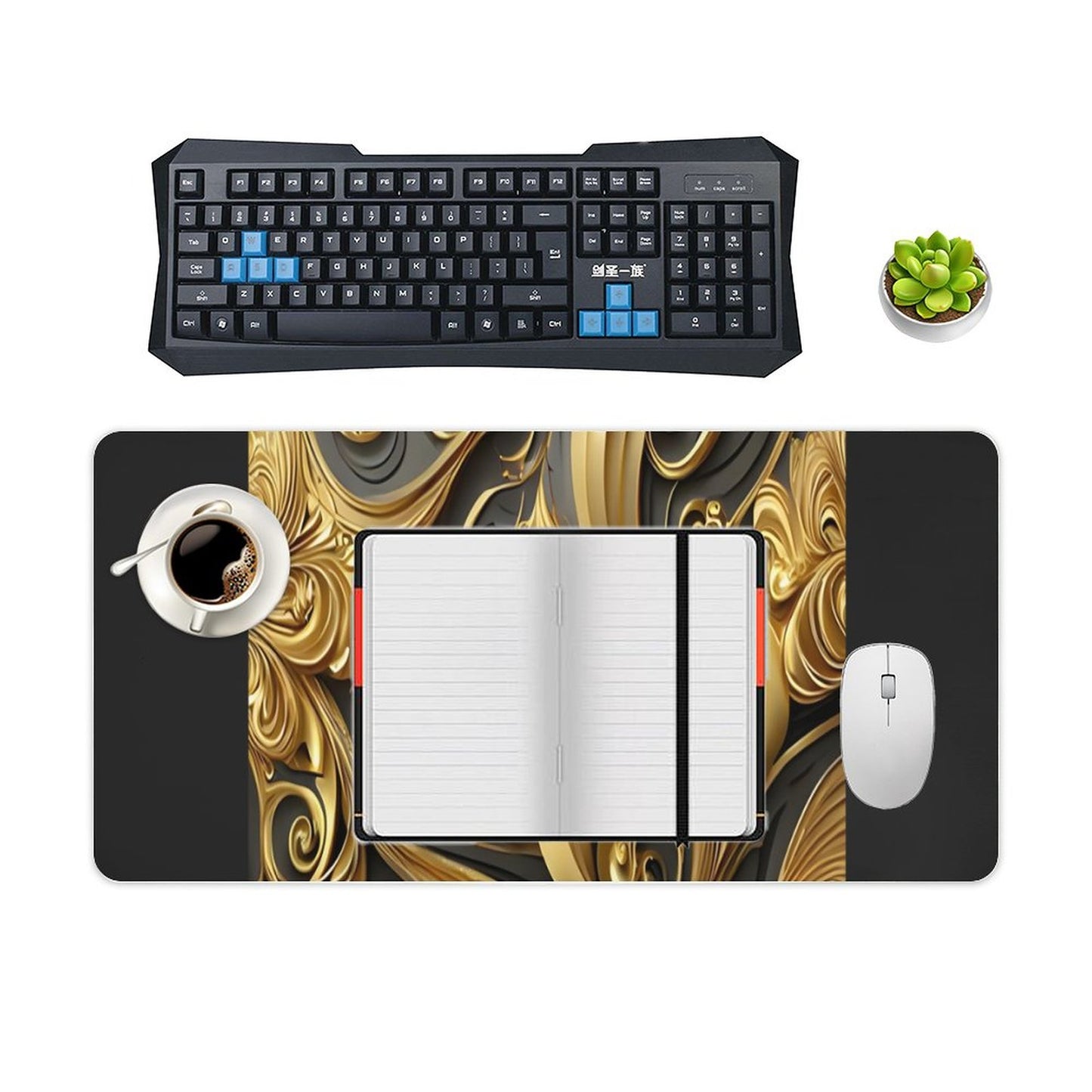 Large Desk Pad Protector without Stitched Edges-12''×24''/ 30x60cm