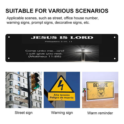 Slim Metal Tin Sign