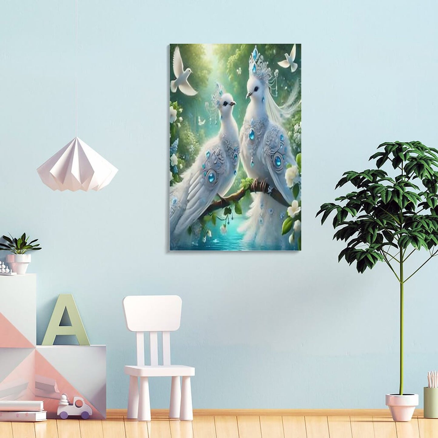 Framed Wooden Poster Hanging (Vertical 2:3)-8x12 inch