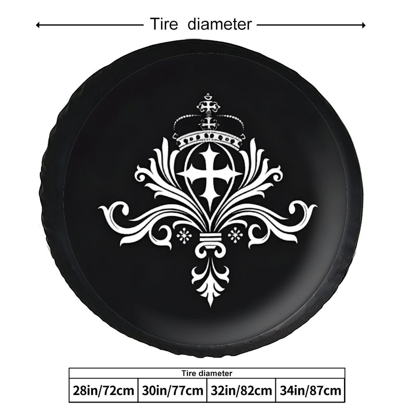 Leather Tire Cover(One-sided Printing)