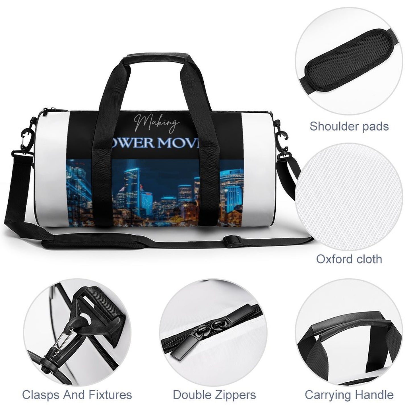 Foldable Duffel Gym Bag Q006