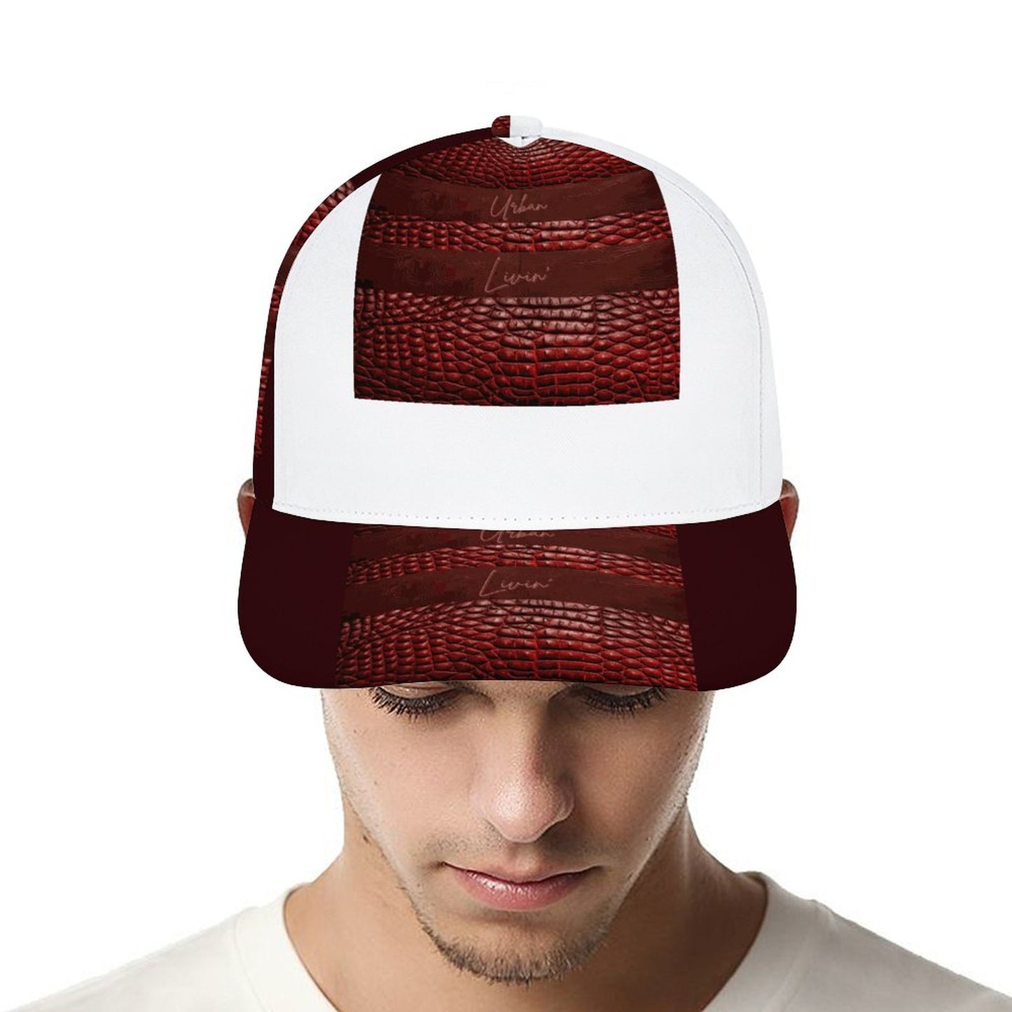 Bent Fitted Cap (All-Over Printing)