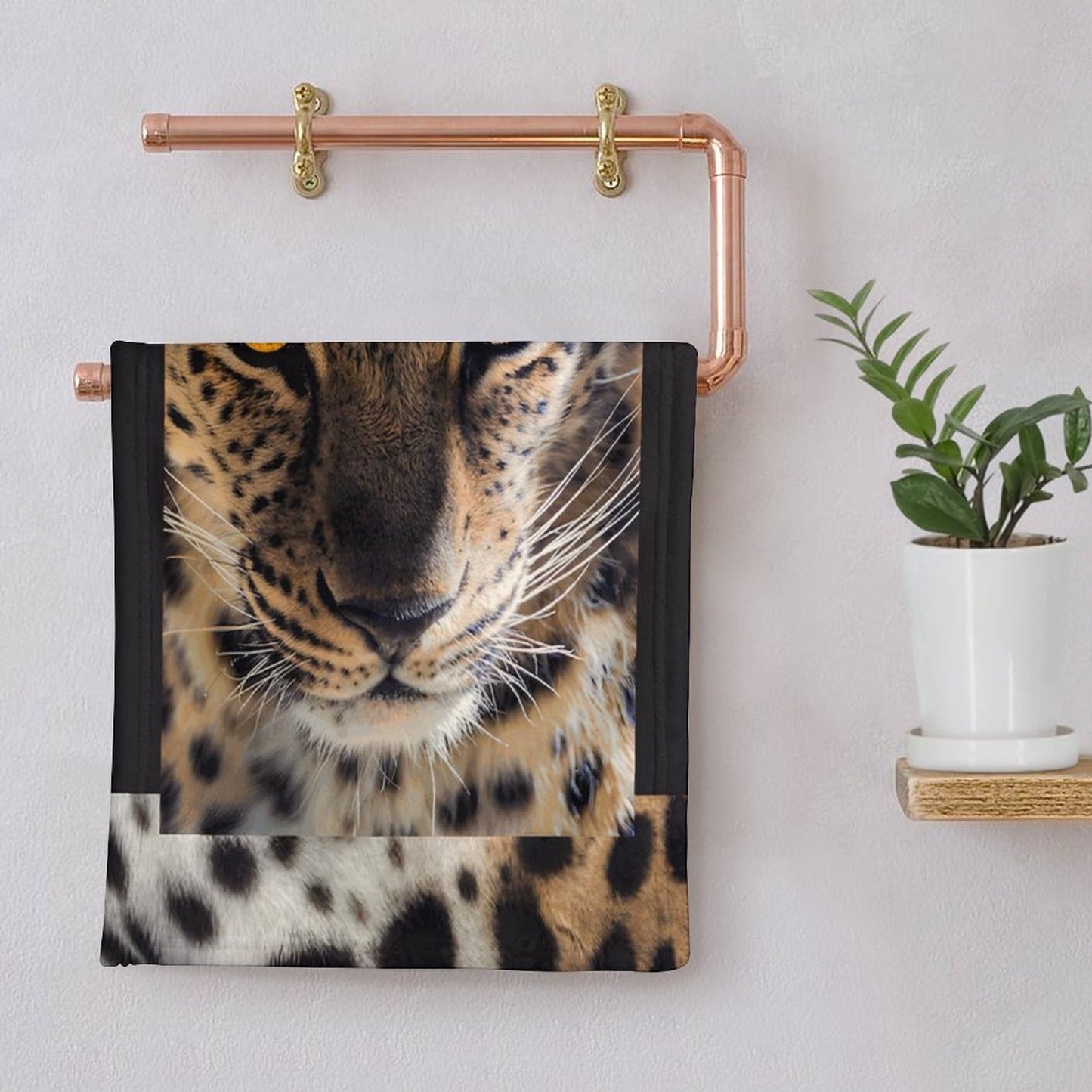 Coral Velvet Towel