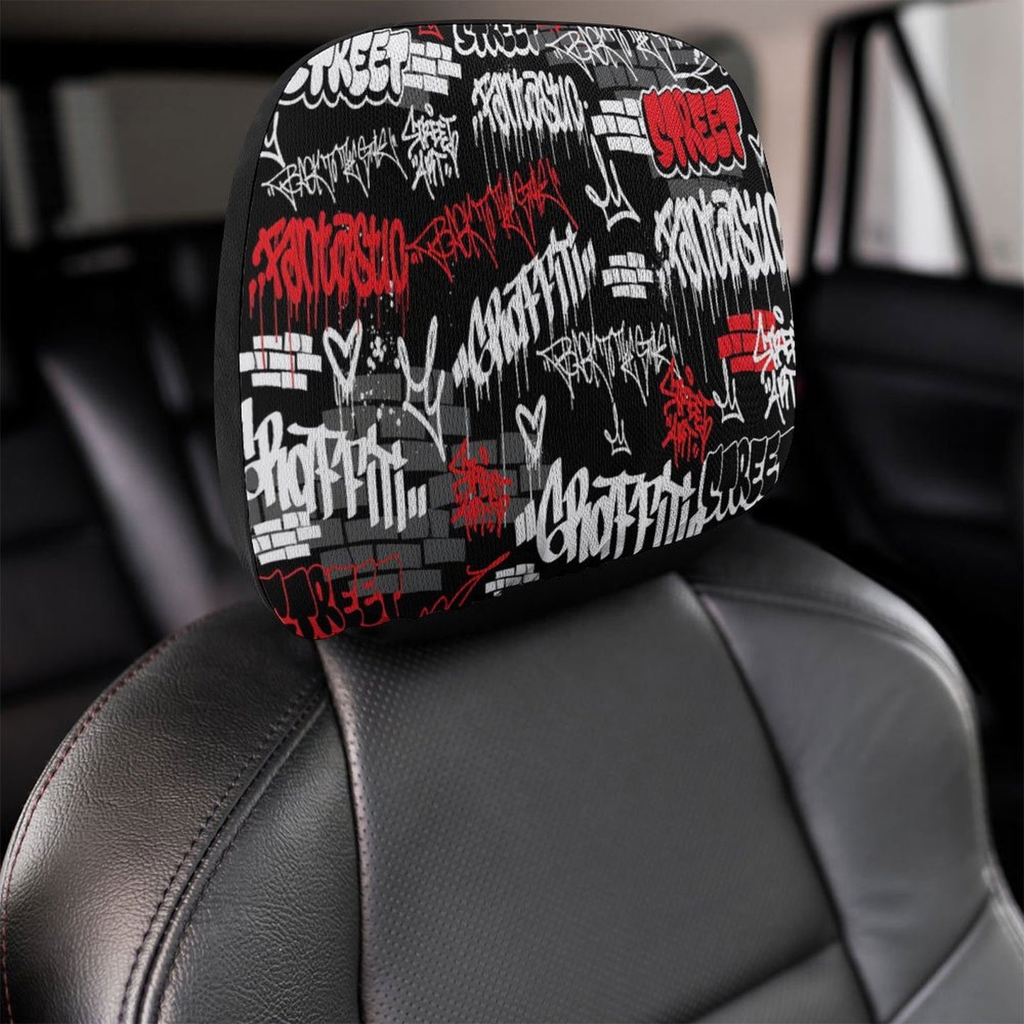 Custom Car Headrest Covers