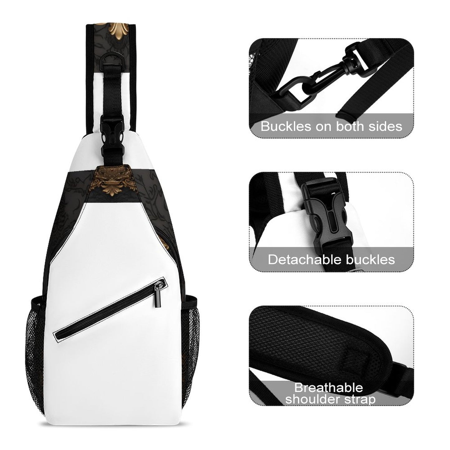 Create Unique Sling Bags with Our durable polyester (All-Over Printing)
