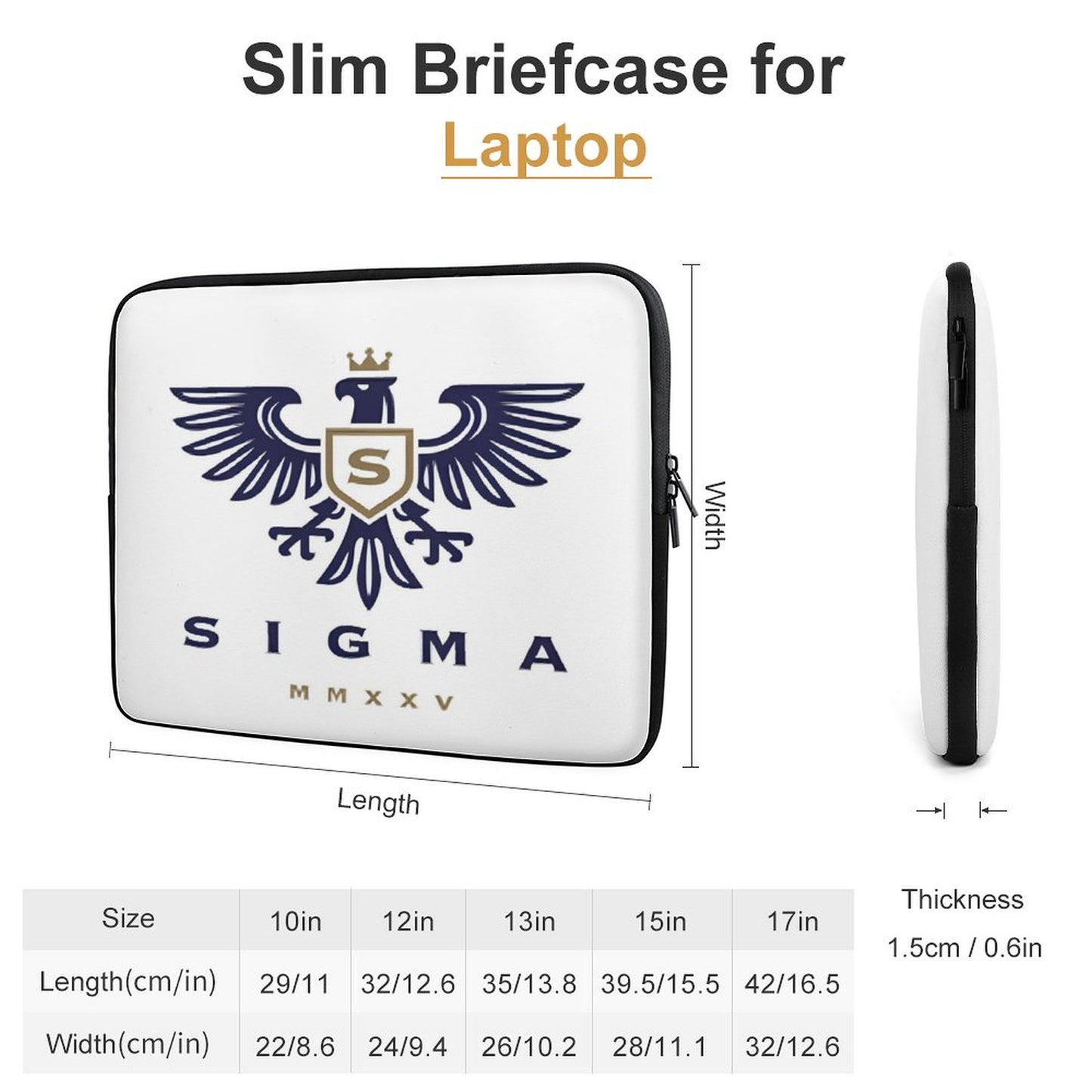 Laptop Case (1 Picture on 2 Sides)