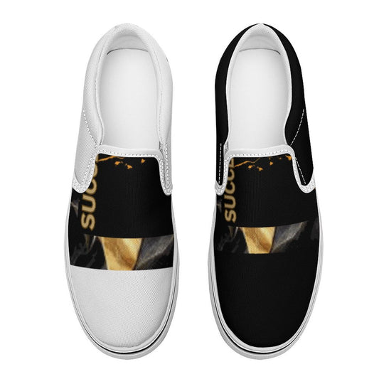 Printed Slip-on Canvas Shoes  for Teenagers and Adults