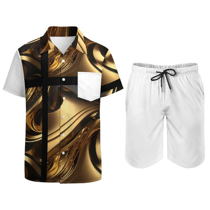 Hawaiian Print Suits for Men (All-Over Printing)