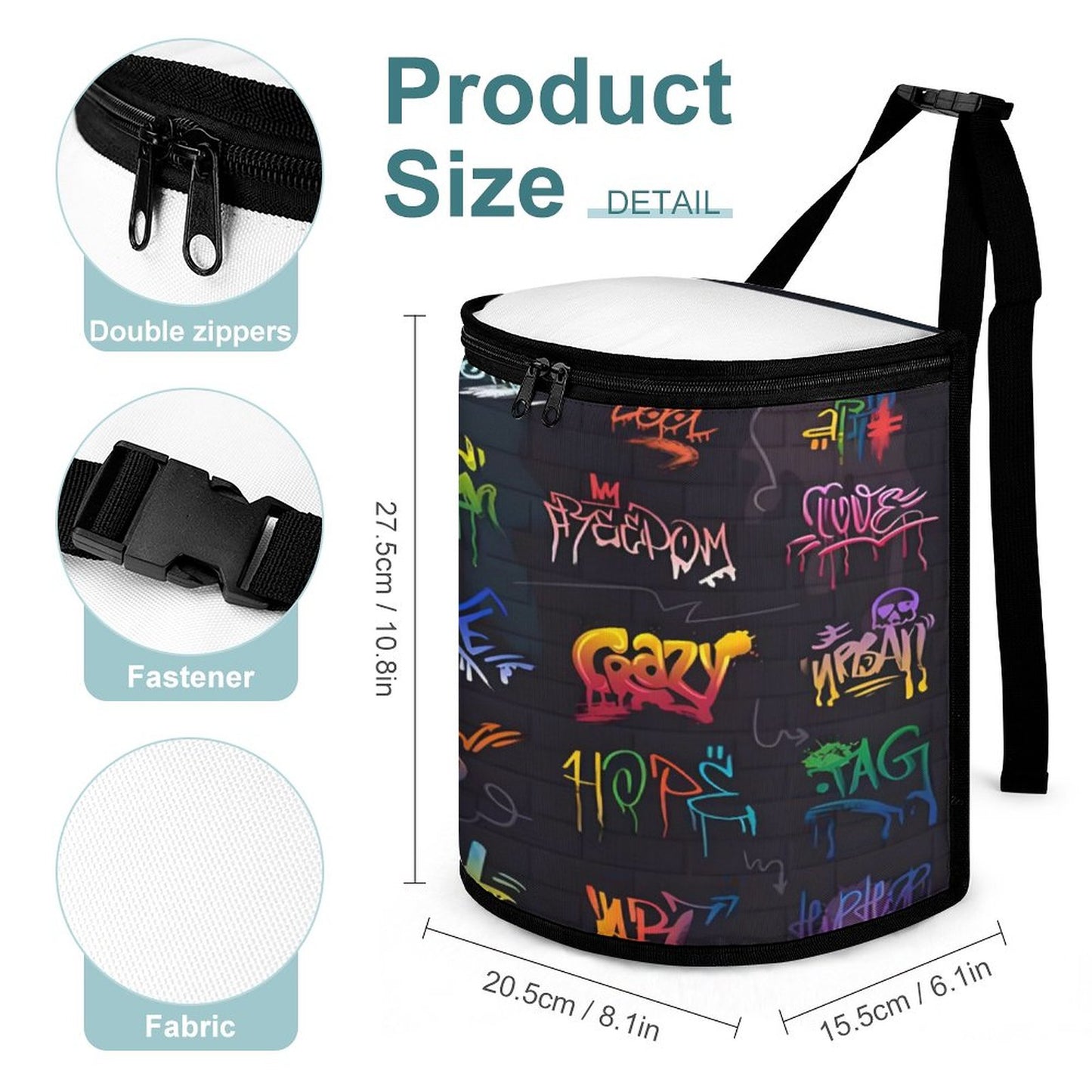 Collapsible Car Trash Bin