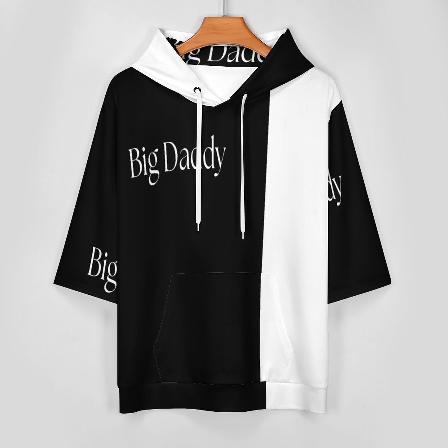 Half Sleeve Hoodie-***S-6XL-BIG DADDY