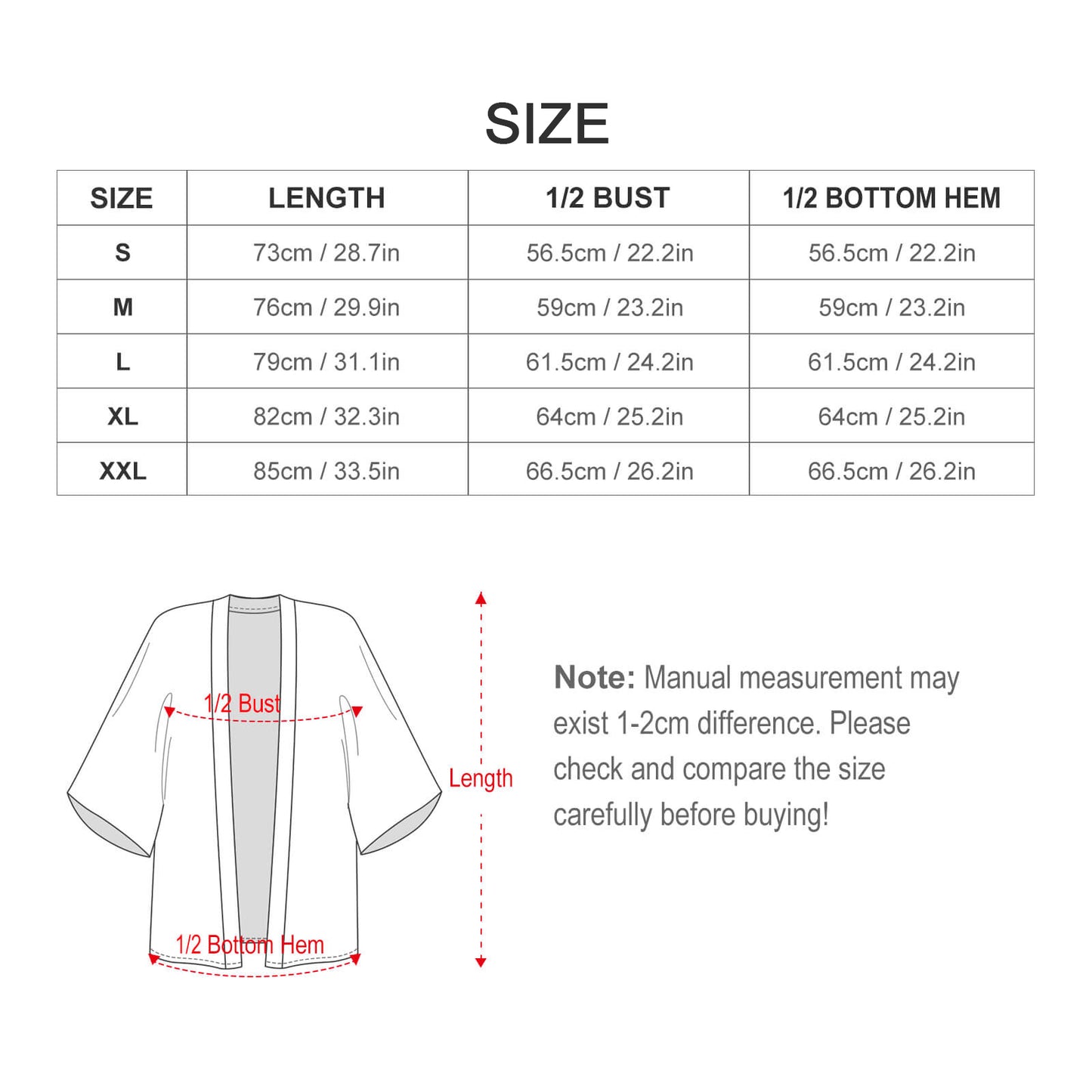 Drop Shoulder Male Kimono Cardigan-BIG DADDY