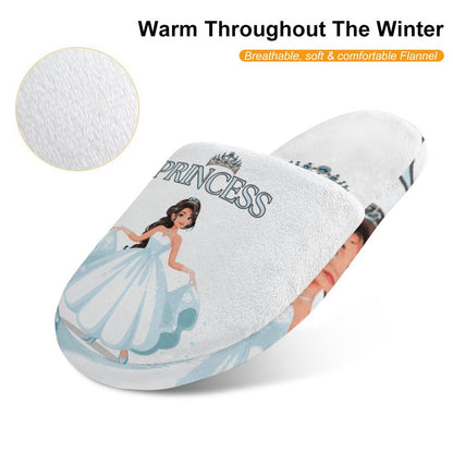 Flannel Children's Cotton Slippers (All-Over Printing)