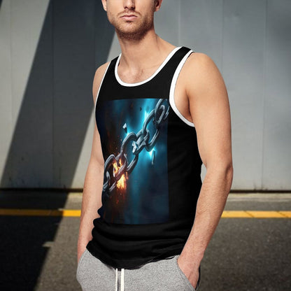 Men's Printed Vest BK (All-Over Printing)