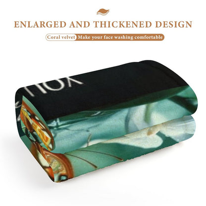 Coral Velvet Towel-YOU ARE ENOUGH
