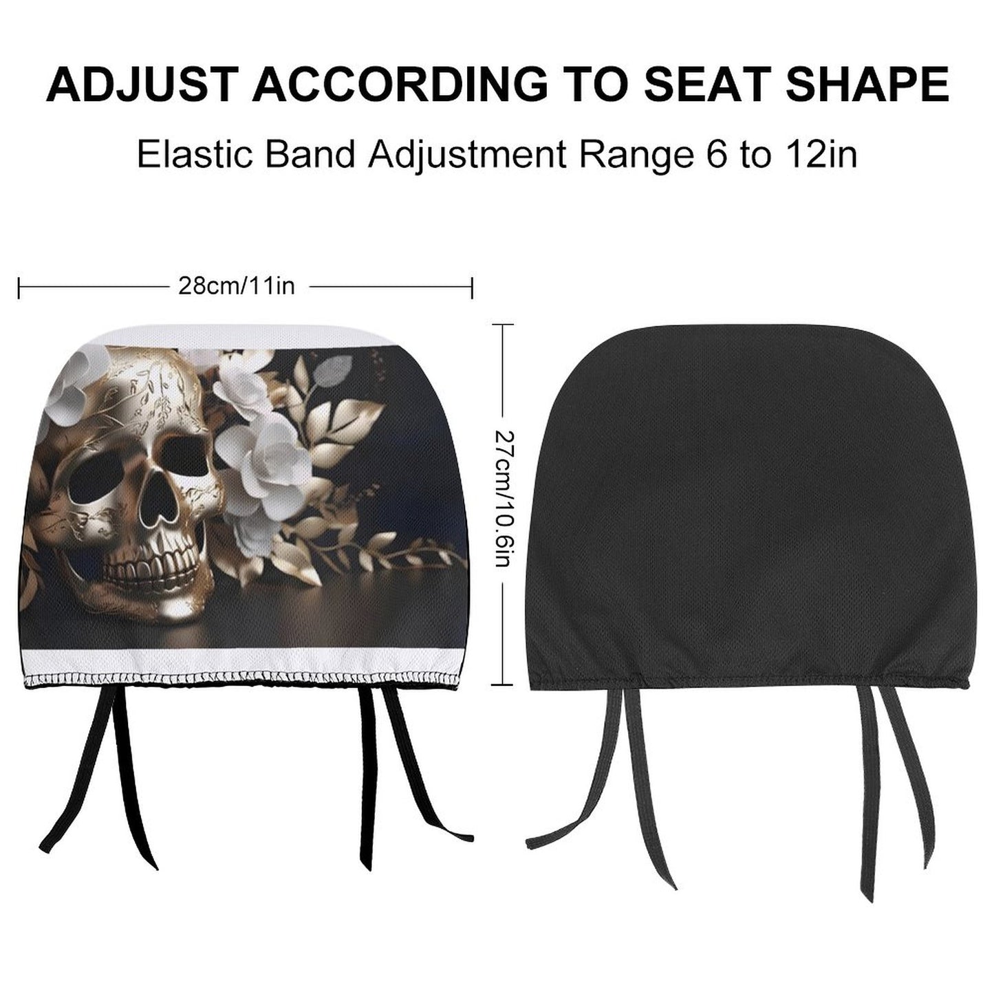 Custom Car Headrest Covers