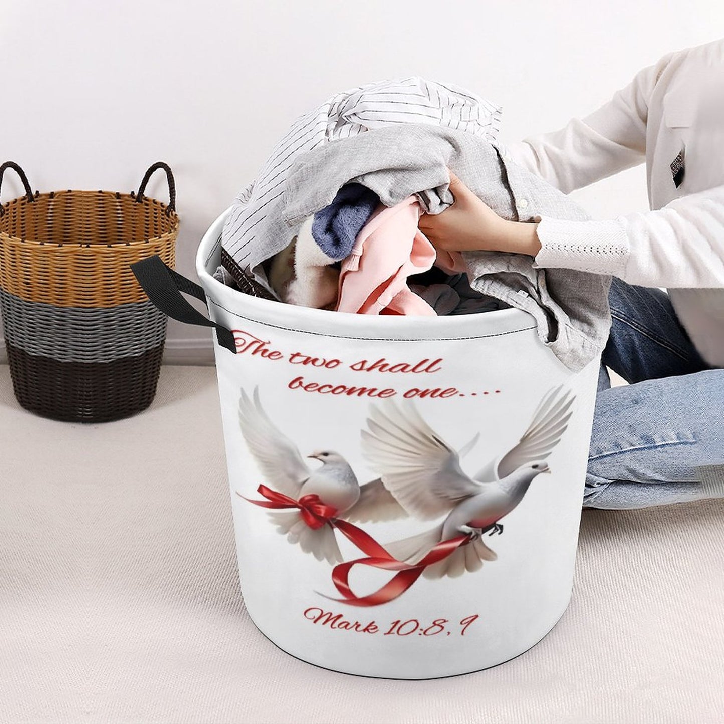 Oxford Collapsible Laundry Basket