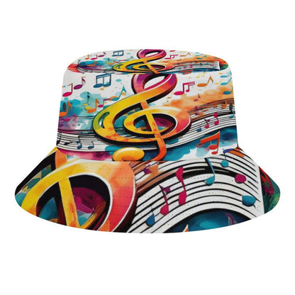 MUSIC GRAFFITI Unisex Bucket Hat