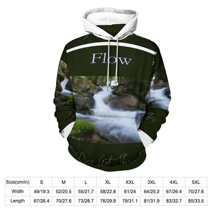 230gsm Men's Personalized Hoodie with Double-layer Cap (All-Over Printing)
